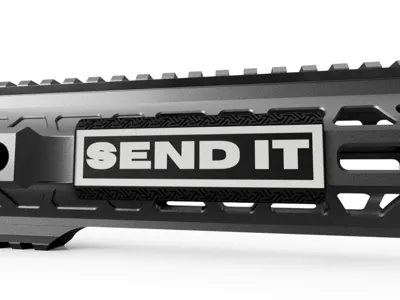 SEND IT / Custom M-LOK Rail Cover