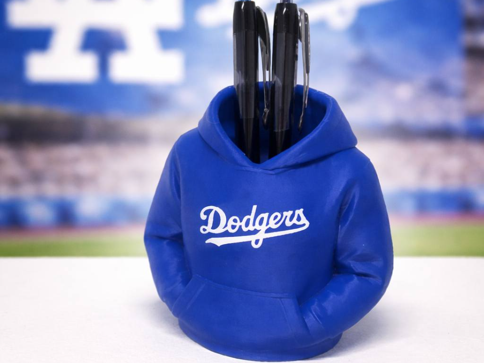 MLB Baseball LA Dodgers Hoodie Pencil Storage CA