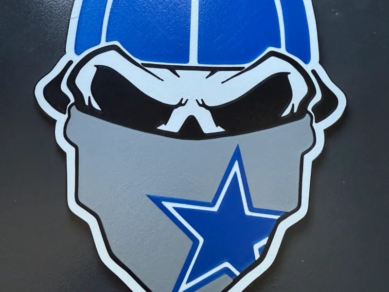 Cowboys Fan Chain Necklace / Wall Art