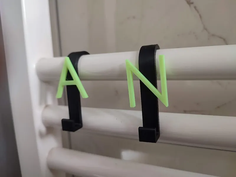 a handle with FIRST LETTER OF THE NAME