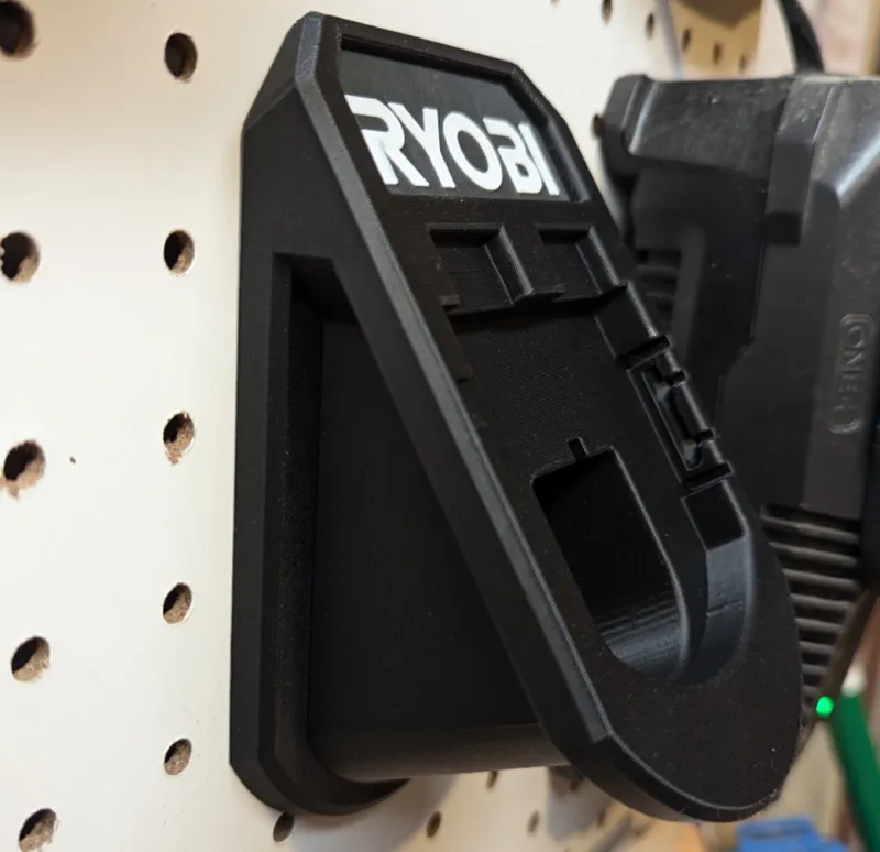 Ryobi 18v Battery Holder Pegboard