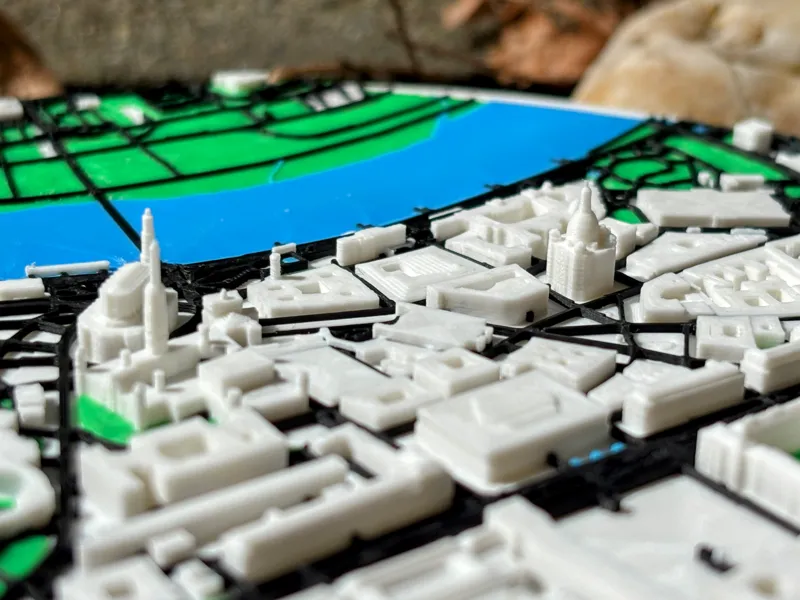 3D Map of Dresden - Altstadt, Germany