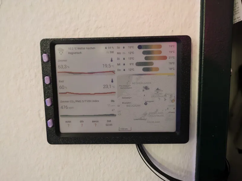 Pimoroni Inky Developer 5.7" Display frame/case