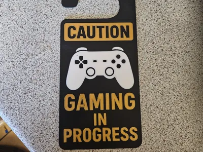 Gaming Door Hanger / Sign