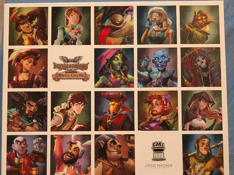 Dungeonology Insert without miniatures
