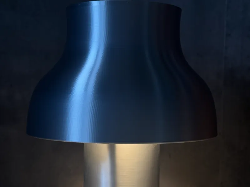 Brushed Minimalist Lamp