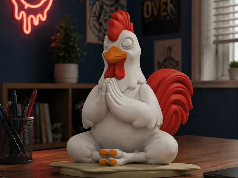 Zen Rooster – Mindful Farm Series