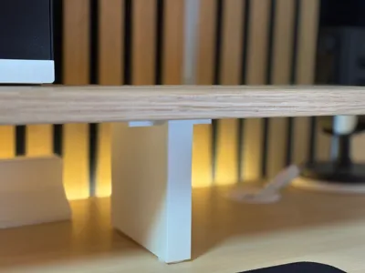 Minimalist Desk Shelf Support