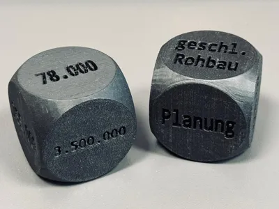Dice for cost calculations