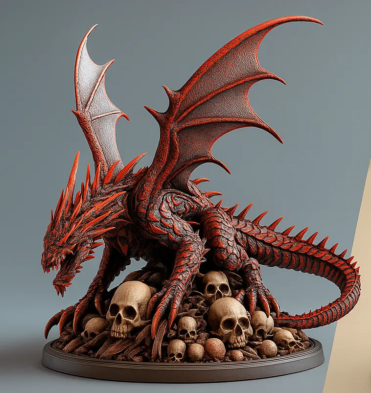 Death Dragon Reborn by GlazGarage MakerWorld: Download Free 3D Models