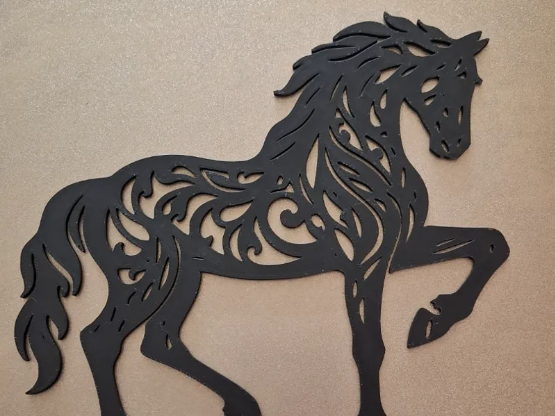 silhouette of a horse