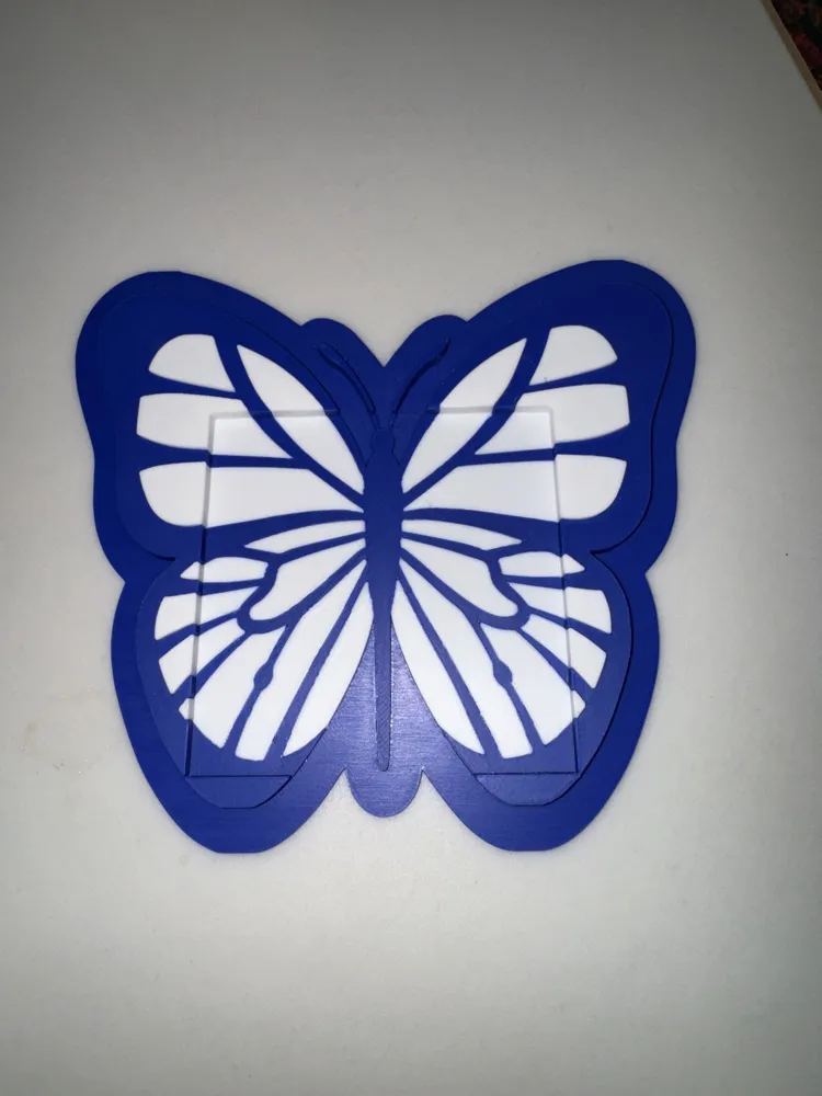 Butterflymodels Note Butterfly Sticky Note Holder - Free 3D Print Model - MakerWorld