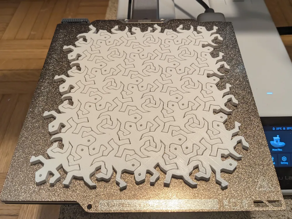 The Ultimate Lizard Infinite Interlocking tiles - Free 3D Print Model ...