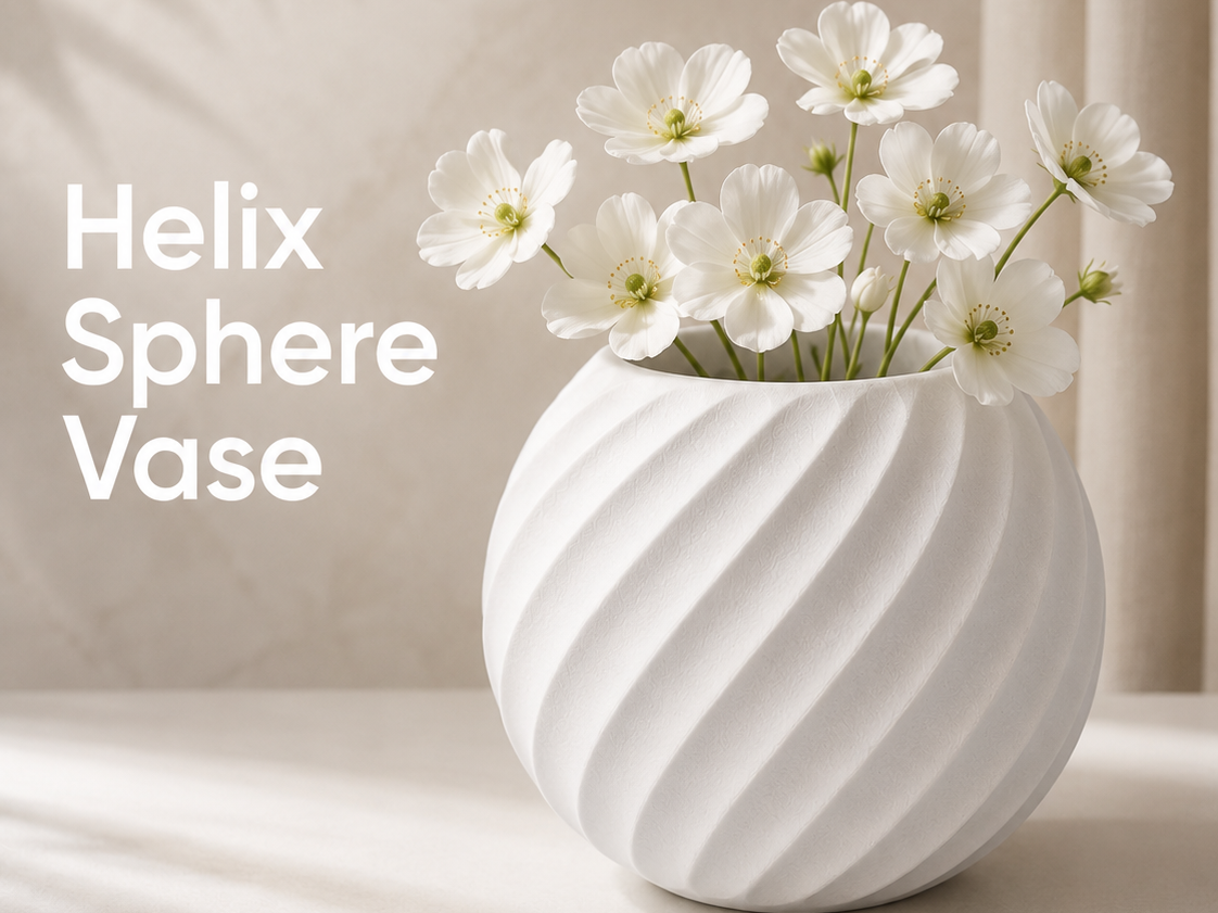 Helix Sphere Vase