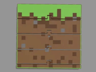 Flexi Minecraft Dirt Block