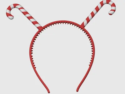 Candy Cane Headband