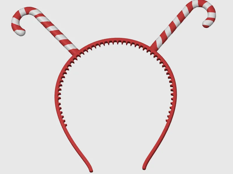Candy Cane Headband