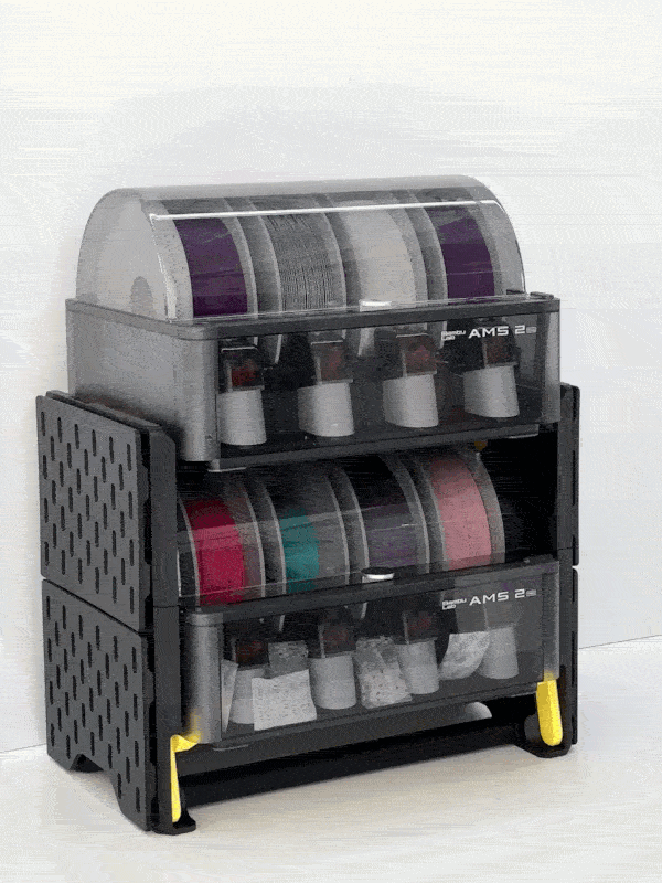 Miniatura 1 do modelo 3D Dual AMS Stacker | Linkage-Driven