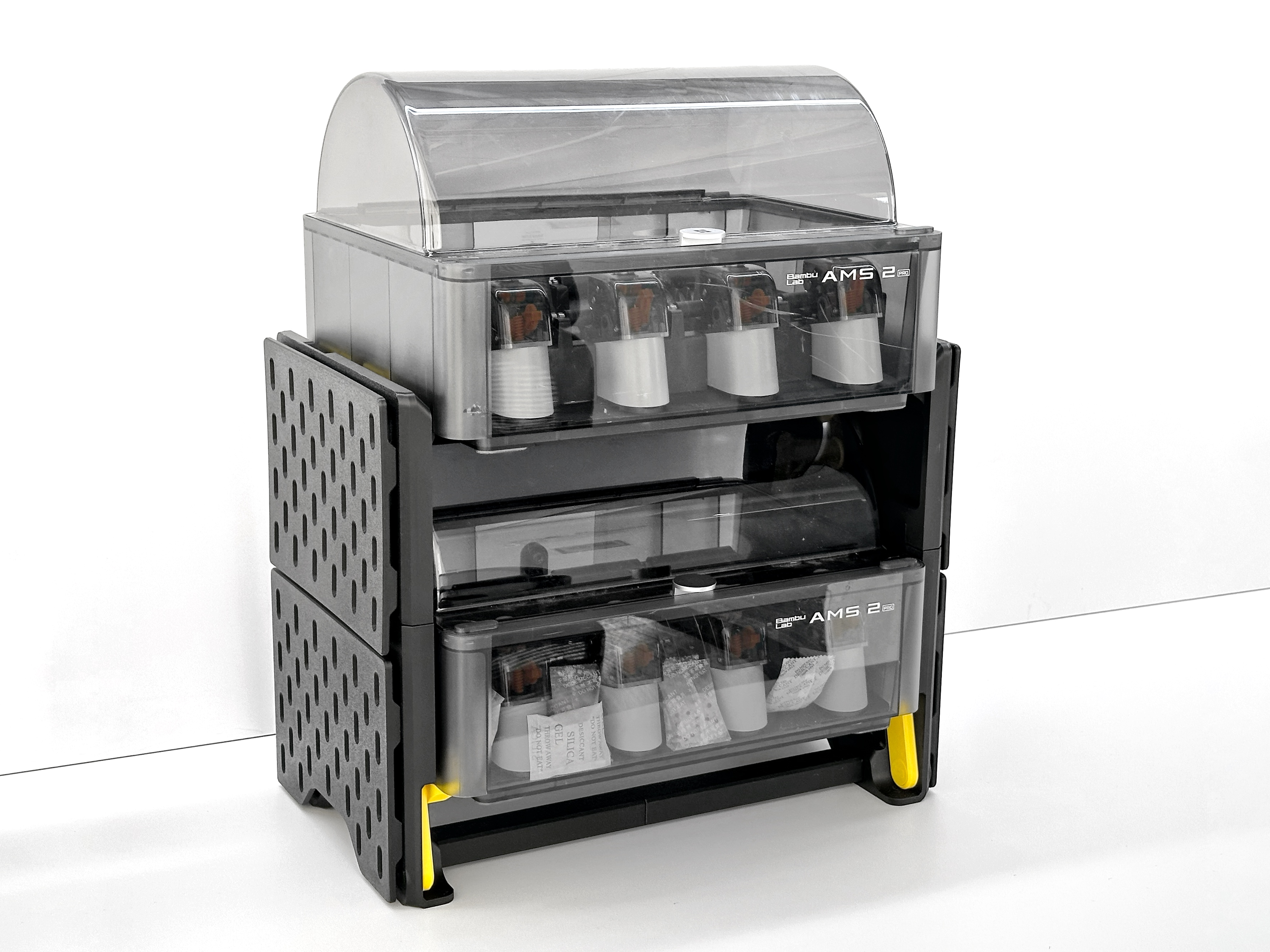 Dual AMS Stacker | Linkage-Driven - Free 3D Print Model - MakerWorld