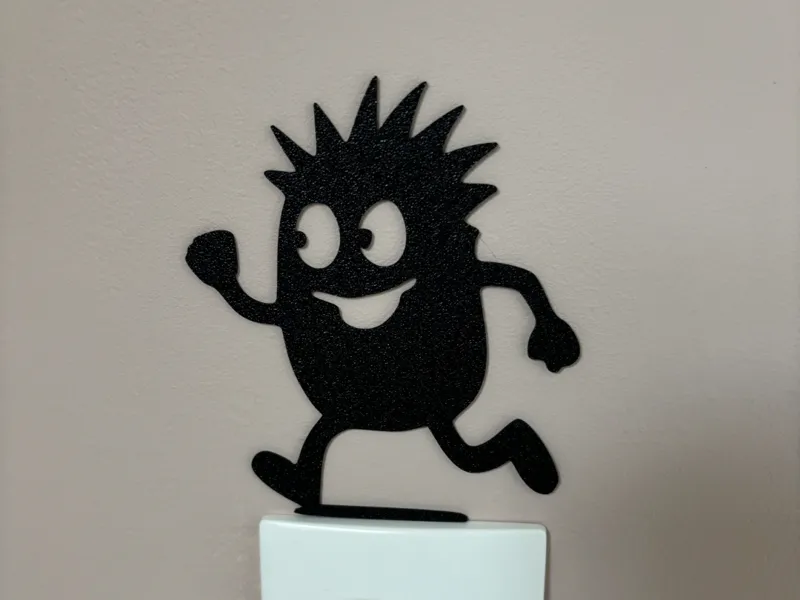 Décoration pour prise ou interrupteur  bonhomme 
