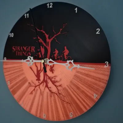 Stranger Things Clock by adam0492 - MakerWorld