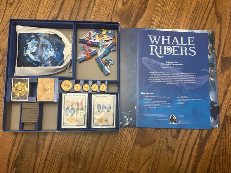 Whale Riders Board Game Insert