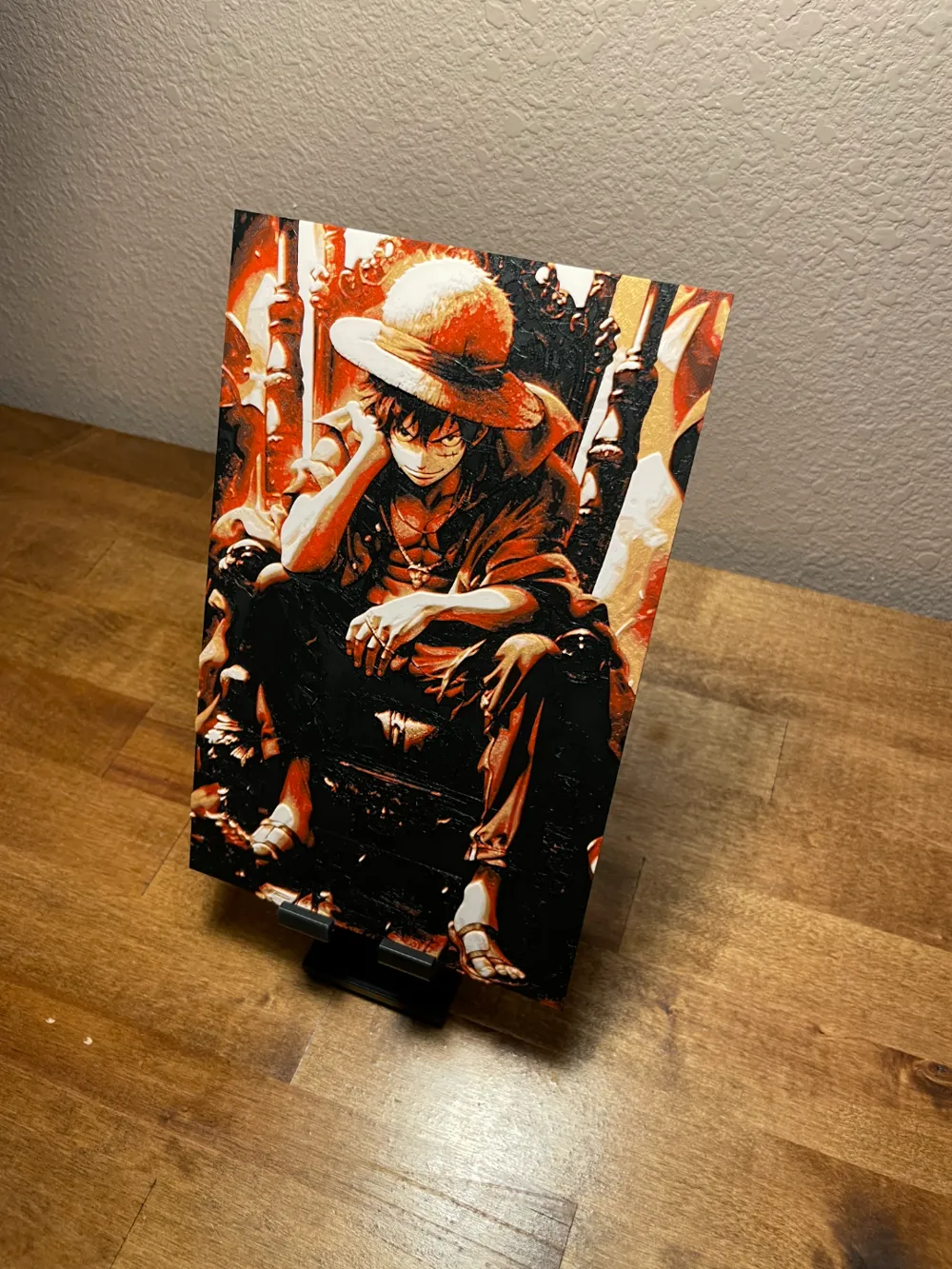 Hueforge - One Piece - Luffy on Throne