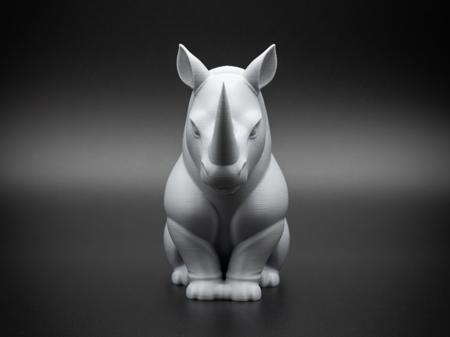 Sitting Rhino