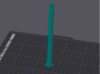 Parametric powder coat tube accessory