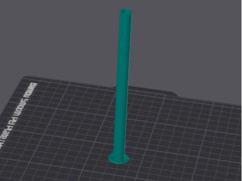 Parametric powder coat tube accessory