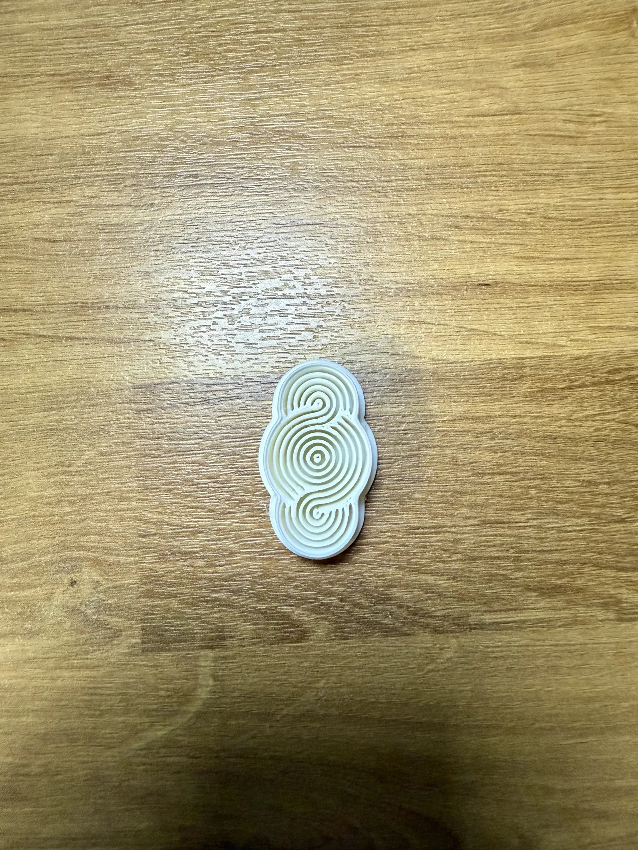 Abstract Spiral Clay Cutter Polymer Clay Earrings view 2