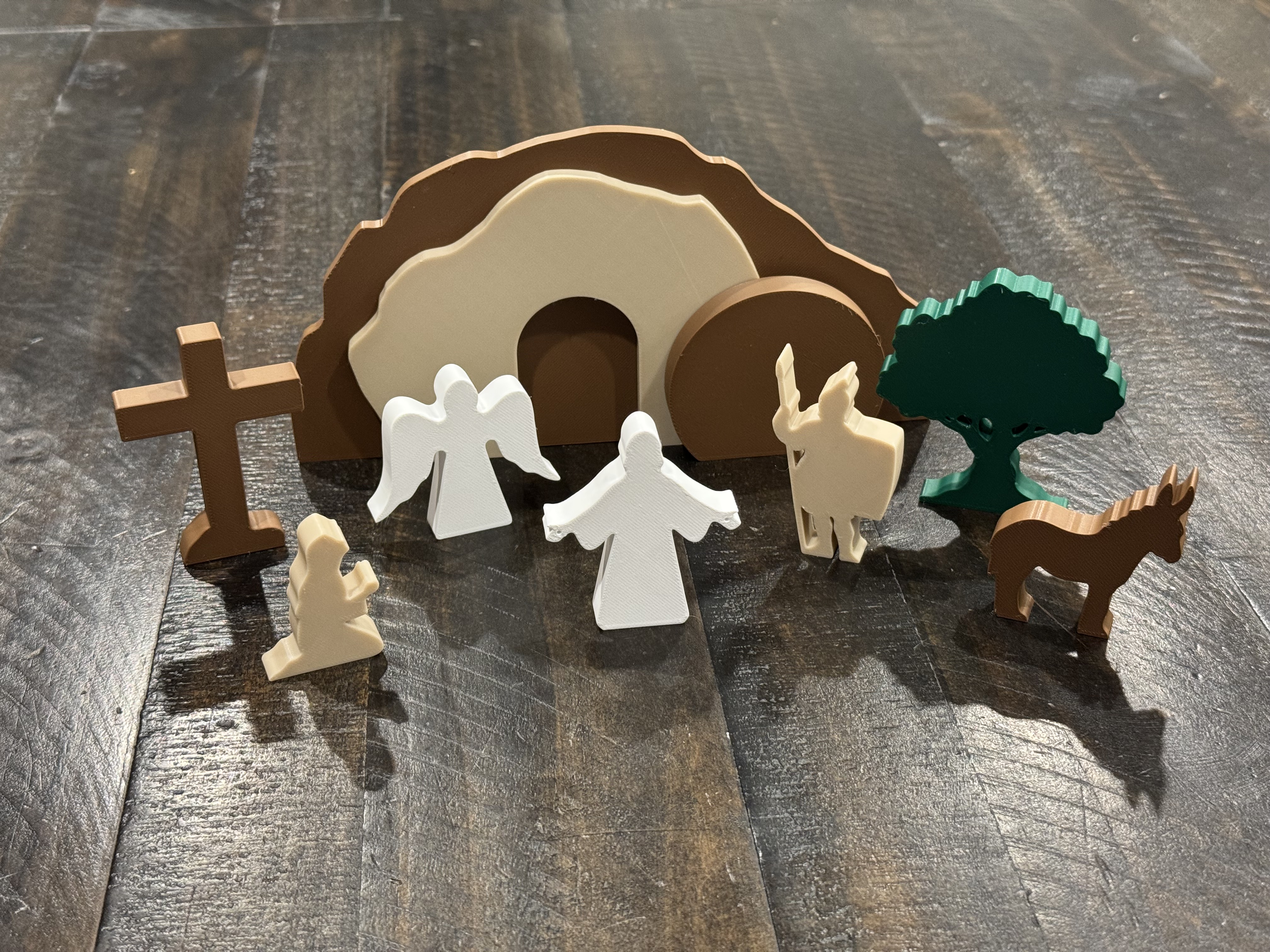 Miniatura 3 do modelo 3D "He Is Risen" – Easter Scene