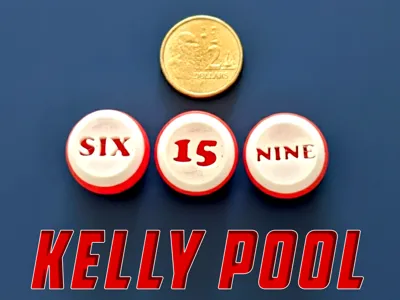 Kelly Pool Balls and Shaker