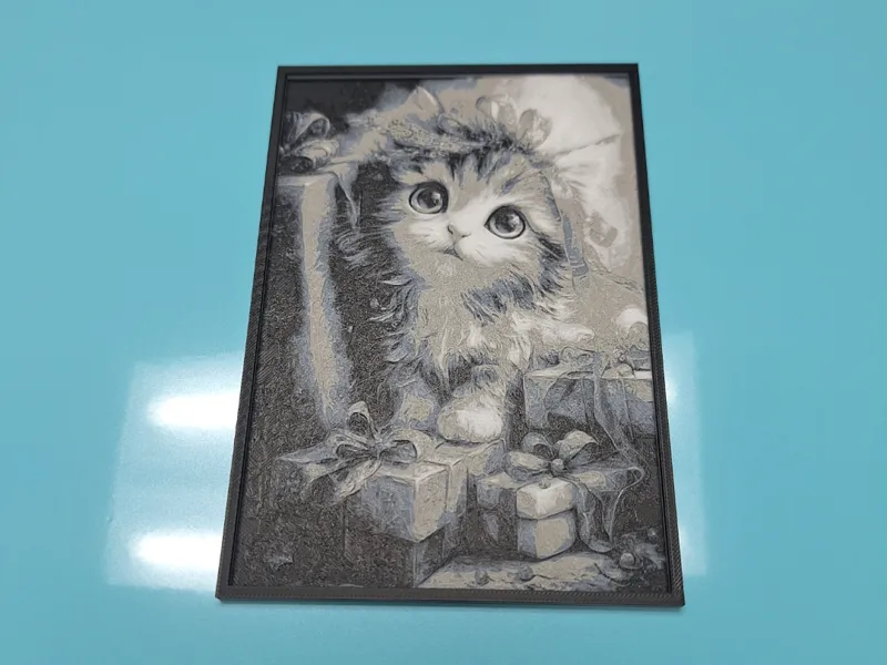 Christmas kitten