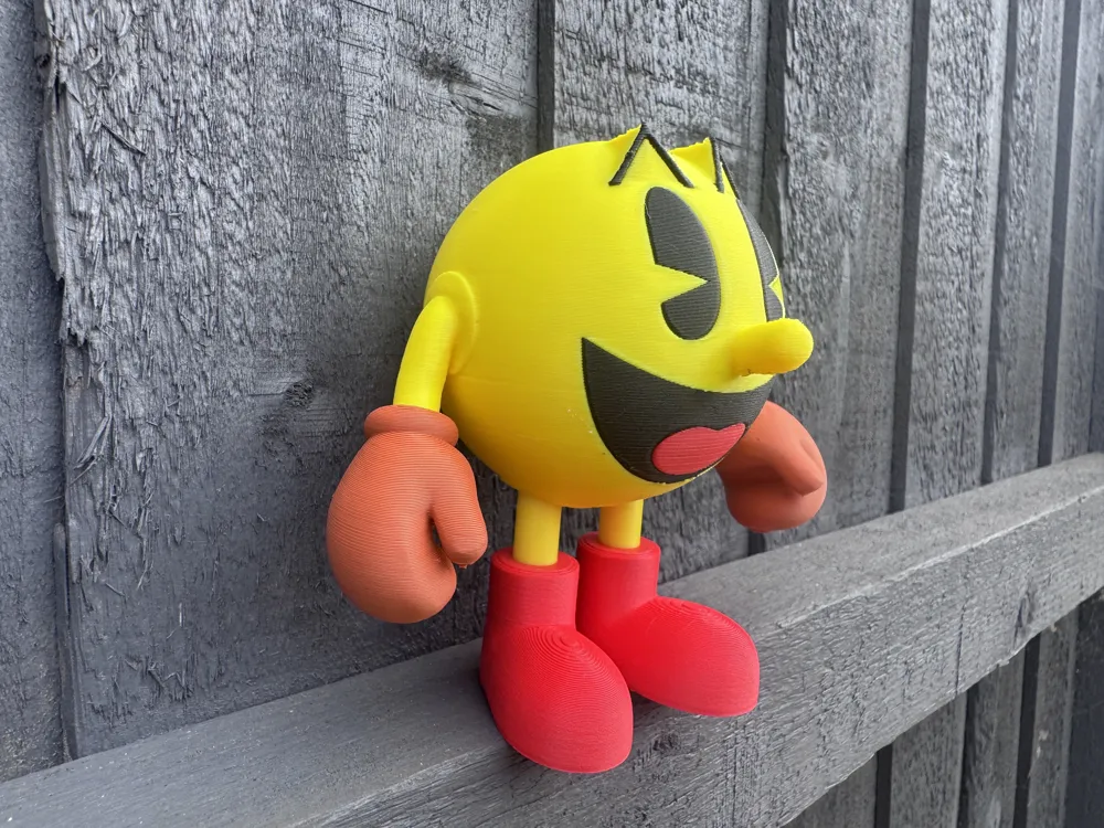 Process Layout Man Pac-Man - Free 3D Print Model - MakerWorld