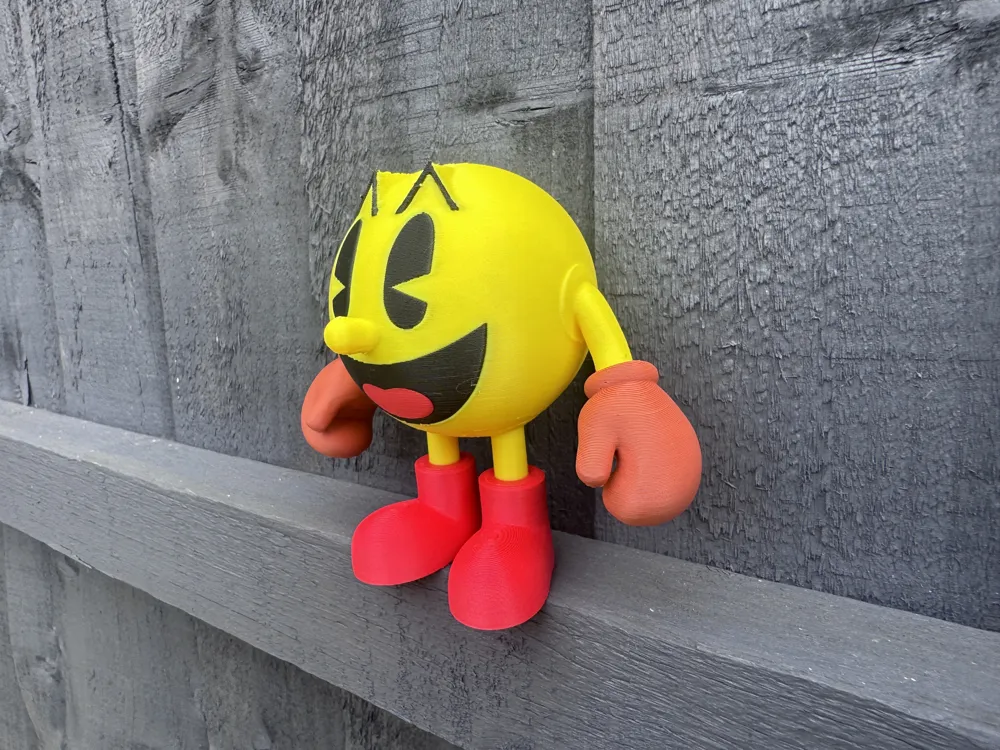 Process Layout Man Pac-Man - Free 3D Print Model - MakerWorld