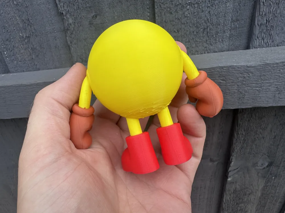Process Layout Man Pac-Man - Free 3D Print Model - MakerWorld