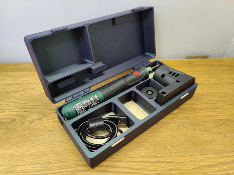 Parkside Soldering Case w. USB-C r. CableHolder