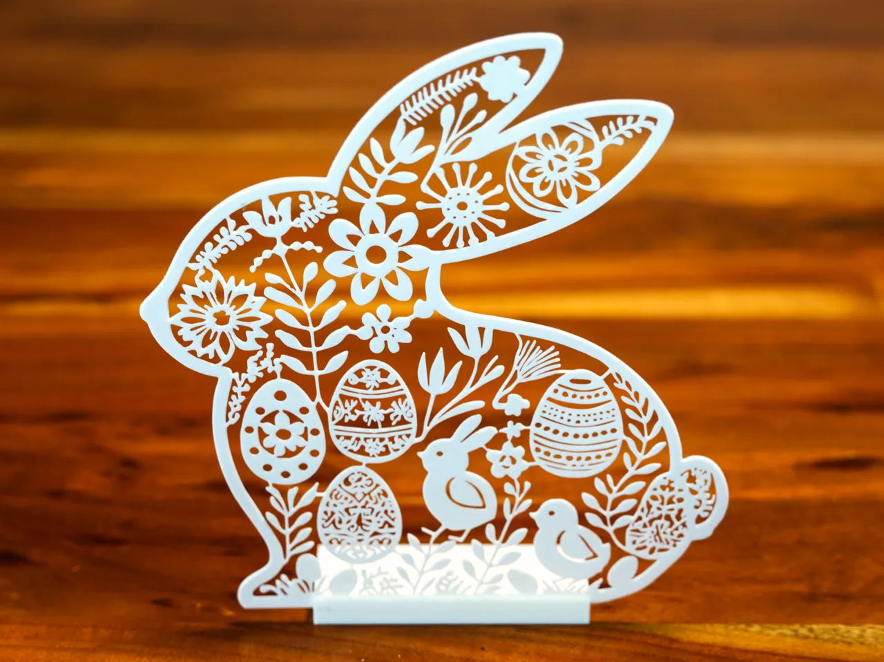 easter bunny silhouette decor view 2