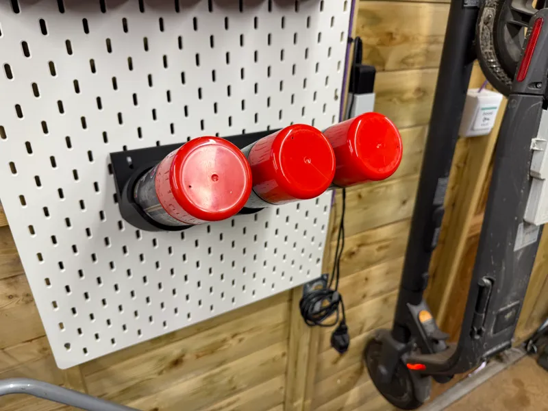 Ikea Skadis - 30 Degree Spray Can Holder (3 Cans)