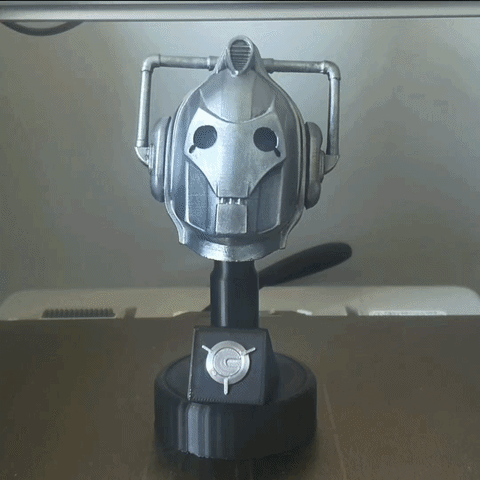 Cyberman Helmet - Doctor Who Trophy 