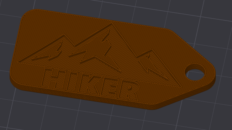 Miniatura 2 do modelo 3D Hiker Keychain