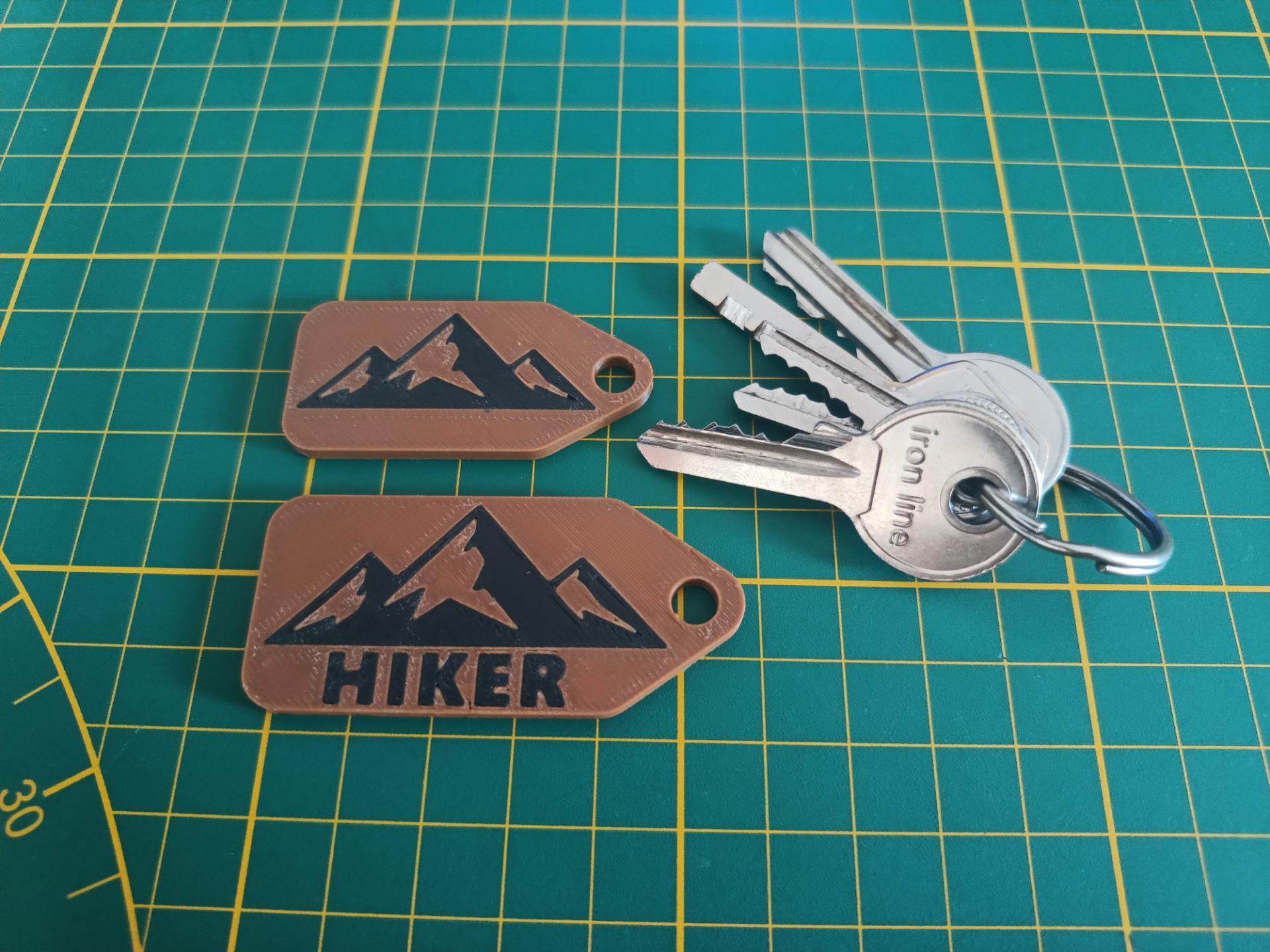 Hiker Keychain