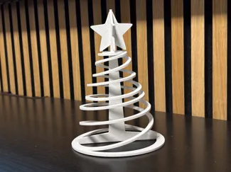 Christmas - spiral pop up tree