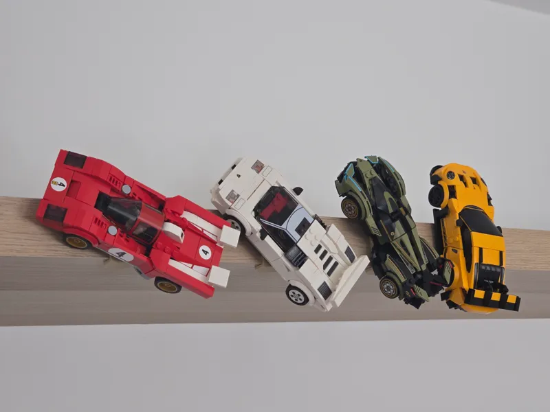 Speed Champions display stand for IKEA Lack Shelve
