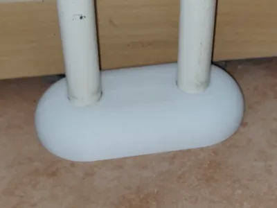 Double heating pipe rosette