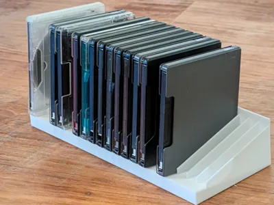 Side-Loading Minidisc Holder (Customizable)