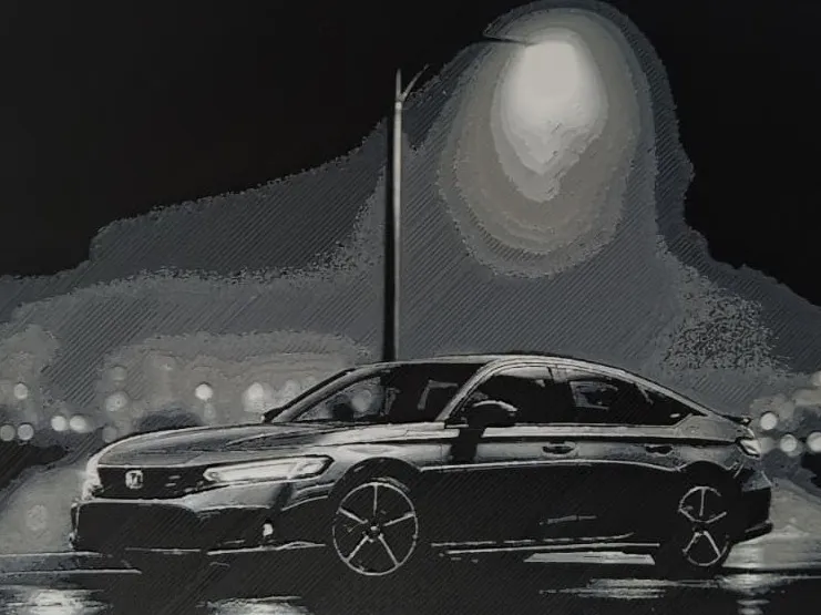 Honda Civic Filament Painting