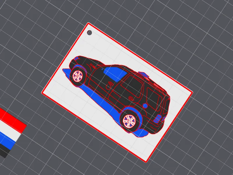 Chicago Streets & Sanitation Van Keychain