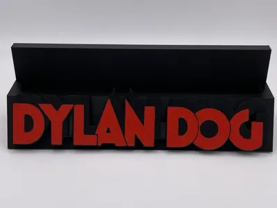 Dylan Dog magnetic logo for cgc graded comic stand